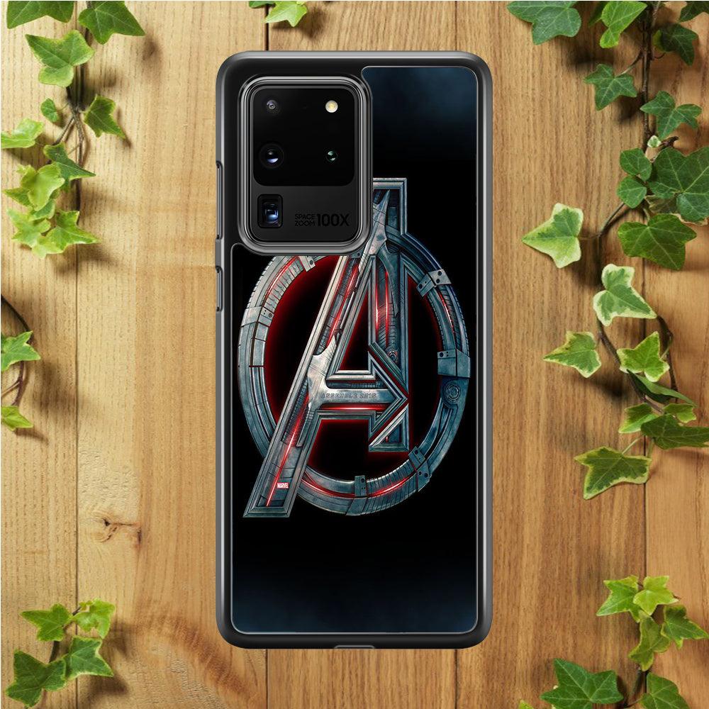 Avenger Logo Samsung Galaxy S20 Ultra Case-Plastic / Full Wrap (3D Case)-Xtracase