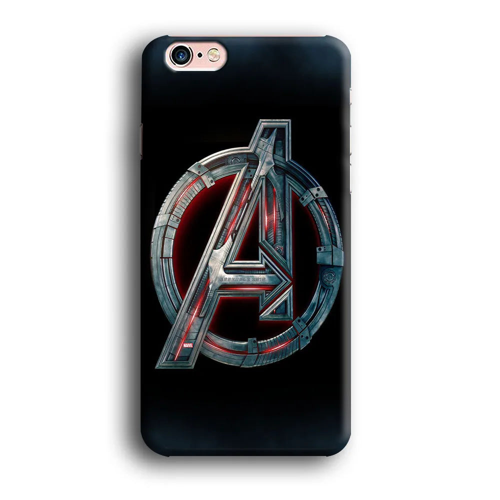 Avenger Logo iPhone 6 Plus | 6s Plus Case-Plastic / Full Wrap (3D Case)-Xtracase