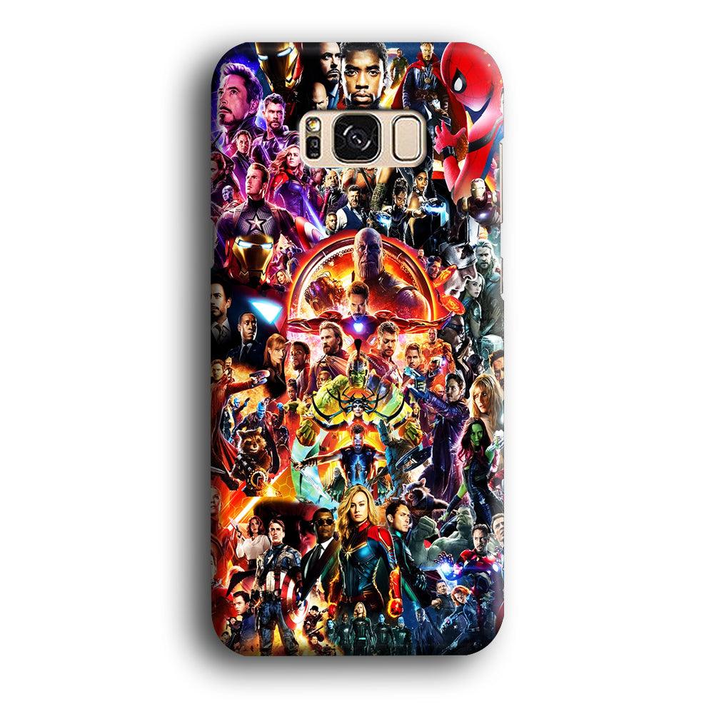 Avengers All Characters Samsung Galaxy S8 Case-Plastic / Full Wrap (3D Case)-Xtracase