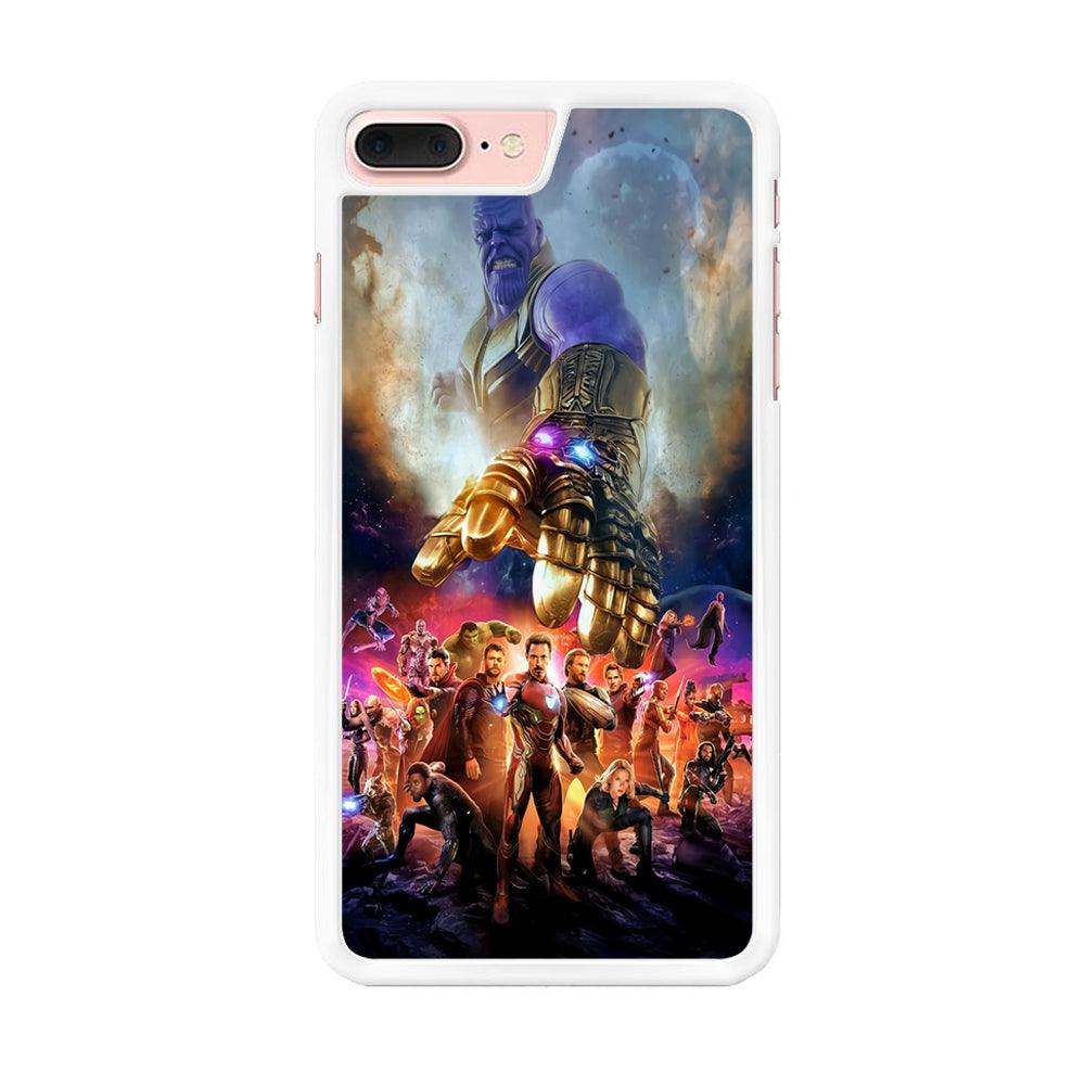 Avengers End Game 002 iPhone 8 Plus Case-Rubber / White (2D Case)-Xtracase