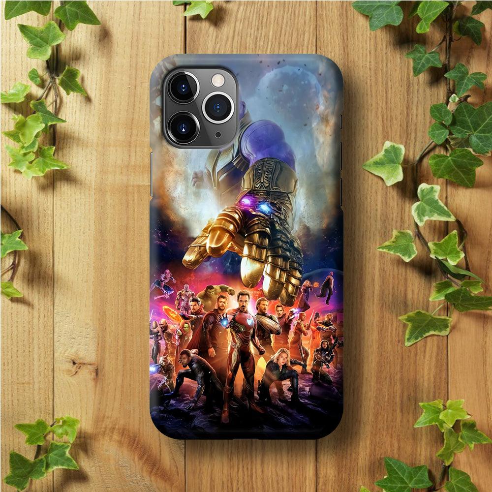 Avengers End Game 002 iPhone 11 Pro Max Case-Plastic / Full Wrap (3D Case)-Xtracase