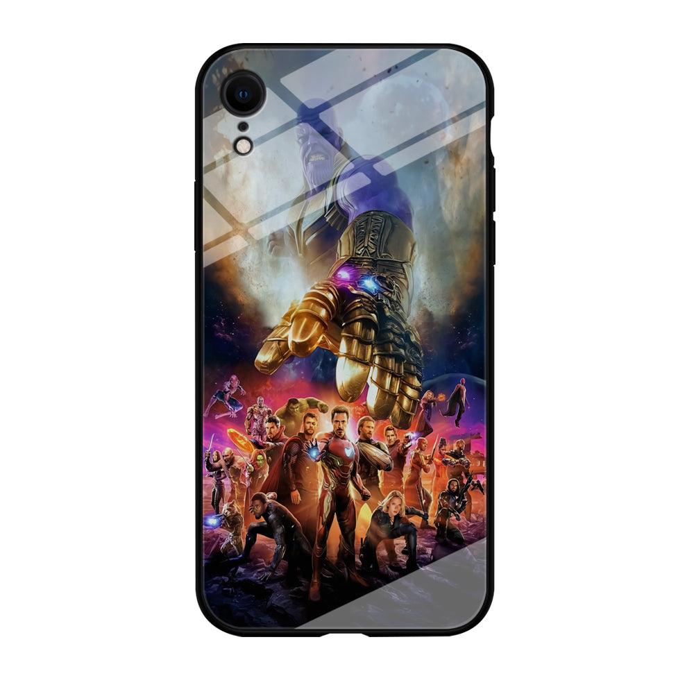 Avengers End Game 002 iPhone XR Case-Tempered Glass Case-Xtracase