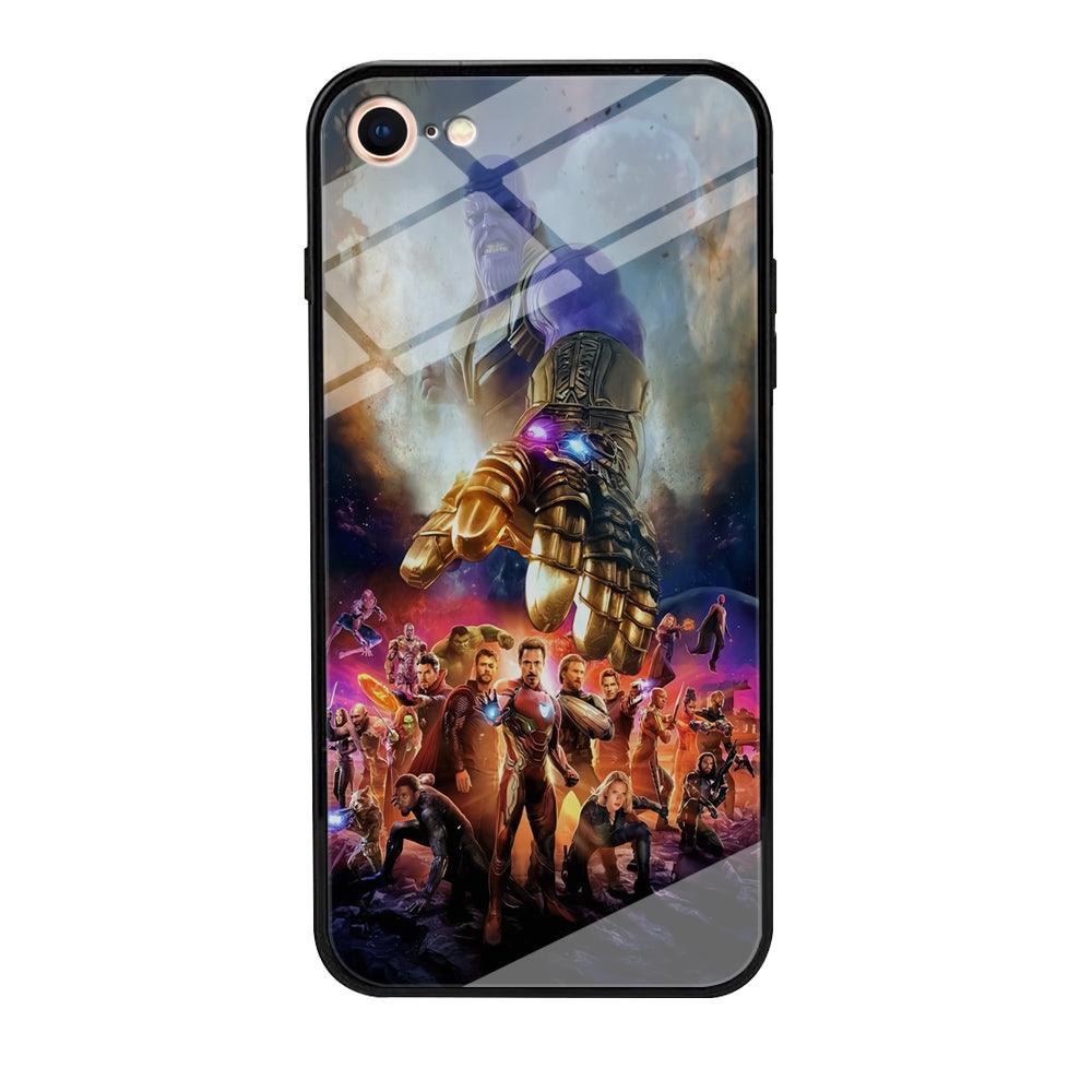 Avengers End Game 002 iPhone 8 Case-Tempered Glass Case-Xtracase