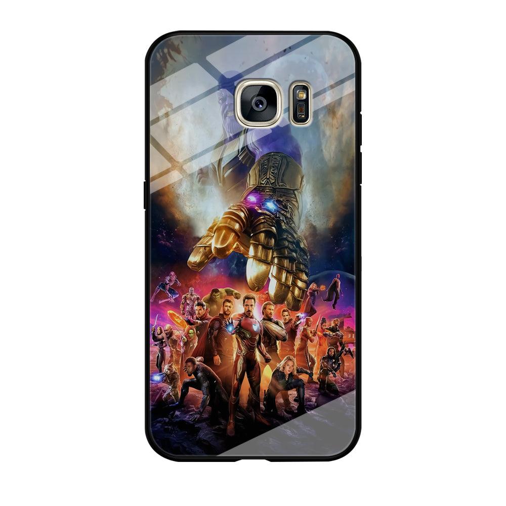 Avengers End Game 002 Samsung Galaxy S7 Edge Case-Tempered Glass Case-Xtracase