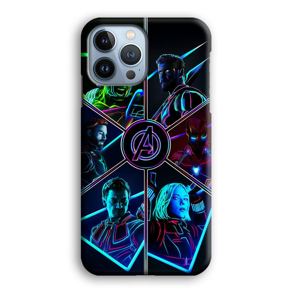 Avengers Team iPhone 13 Pro Max Case-Plastic / Full Wrap (3D Case)-Xtracase