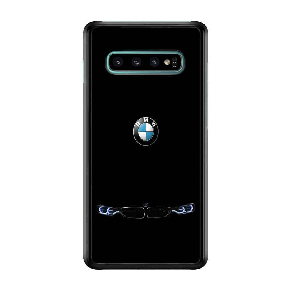BMW Logo Black Samsung Galaxy S10 Case-Plastic / Full Wrap (3D Case)-Xtracase