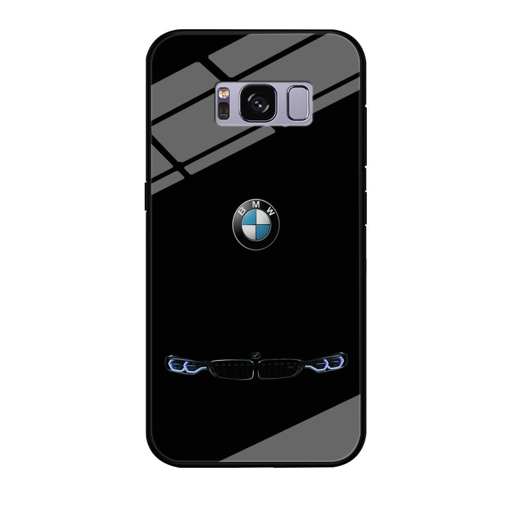 BMW Logo Black Samsung Galaxy S8 Case-Tempered Glass Case-Xtracase