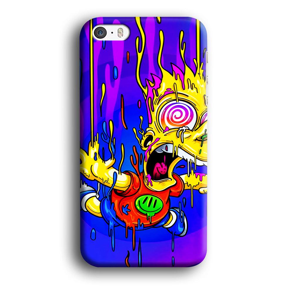 Bart Simpson Abstract iPhone 5 | 5s Case-Plastic / Full Wrap (3D Case)-Xtracase