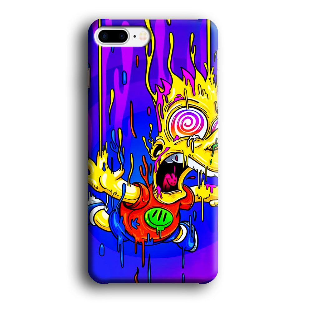 Bart Simpson Abstract iPhone 8 Plus Case-Plastic / Full Wrap (3D Case)-Xtracase