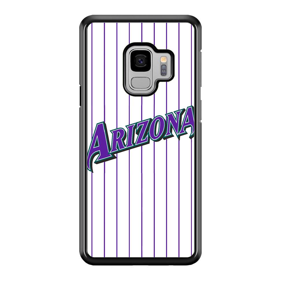 Baseball Arizona Diamondbacks MLB 001 Samsung Galaxy S9 Case-Plastic / Full Wrap (3D Case)-Xtracase