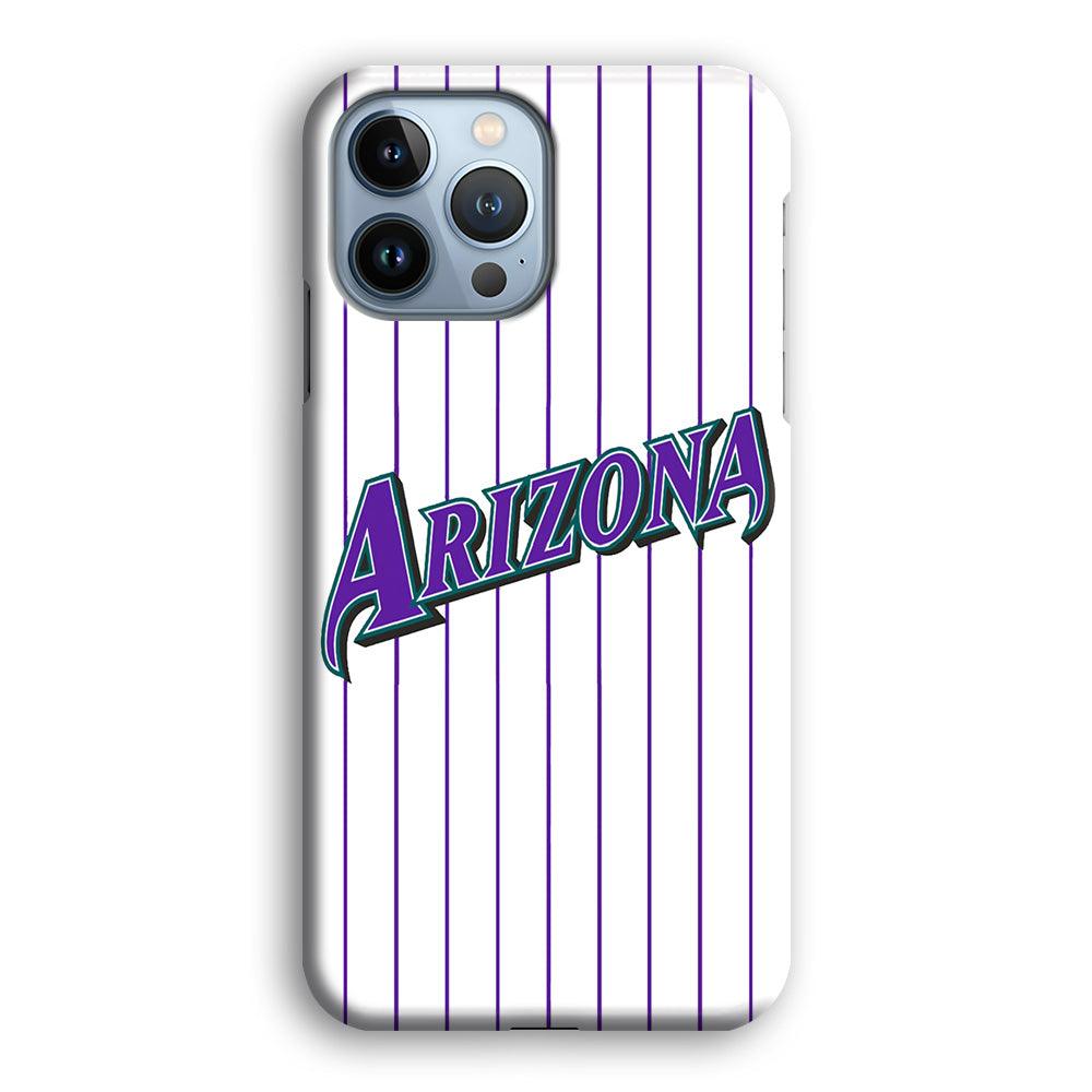 Baseball Arizona Diamondbacks MLB 001 iPhone 13 Pro Case-Plastic / Full Wrap (3D Case)-Xtracase