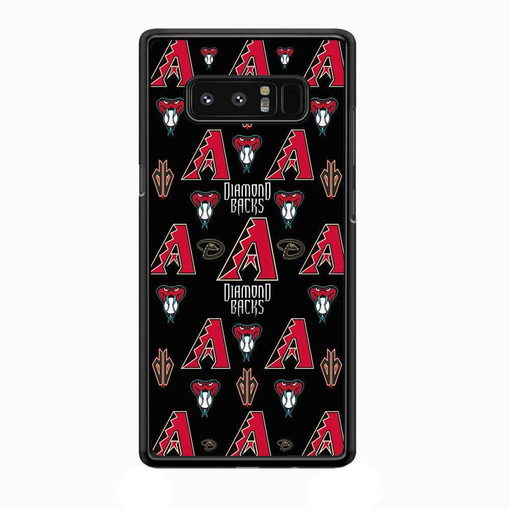 Baseball Arizona Diamondbacks MLB 002 Samsung Galaxy Note 8 Case-Plastic / Full Wrap (3D Case)-Xtracase