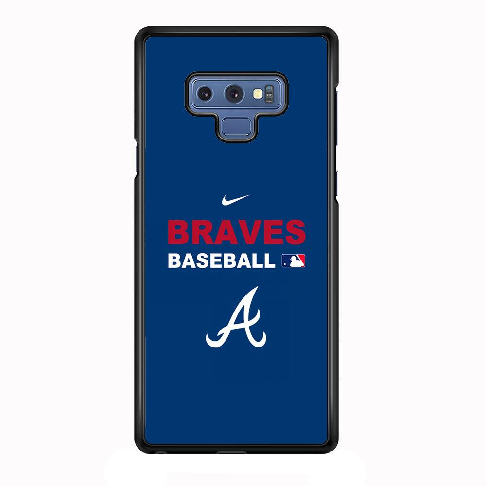 Baseball Atlanta Braves MLB 001 Samsung Galaxy Note 9 Case-Plastic / Full Wrap (3D Case)-Xtracase