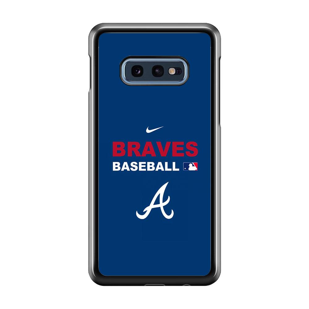 Baseball Atlanta Braves MLB 001 Samsung Galaxy S10E Case-Plastic / Full Wrap (3D Case)-Xtracase