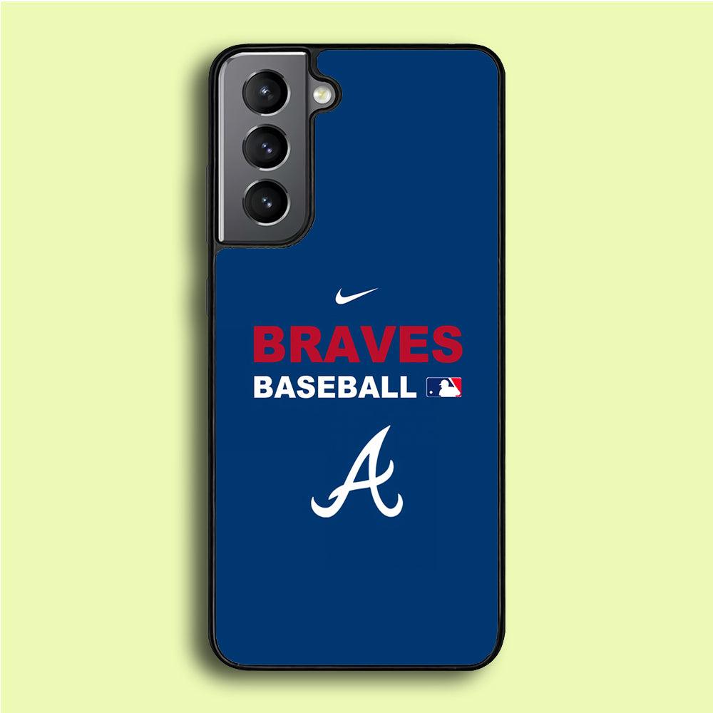 Baseball Atlanta Braves MLB 001 Samsung Galaxy S21 Case-Plastic / Full Wrap (3D Case)-Xtracase