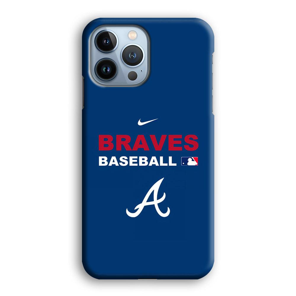 Baseball Atlanta Braves MLB 001 iPhone 13 Pro Max Case-Plastic / Full Wrap (3D Case)-Xtracase