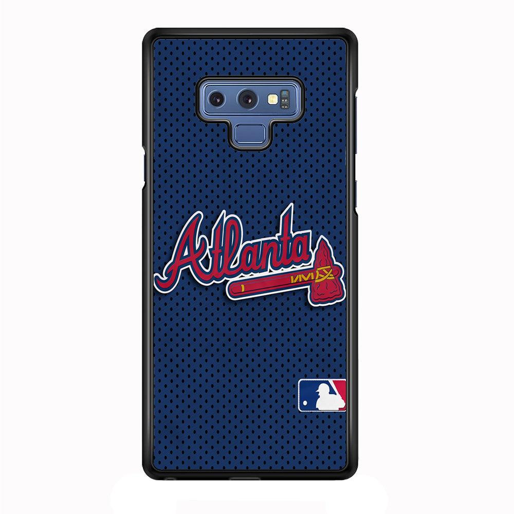 Baseball Atlanta Braves MLB 002 Samsung Galaxy Note 9 Case-Plastic / Full Wrap (3D Case)-Xtracase