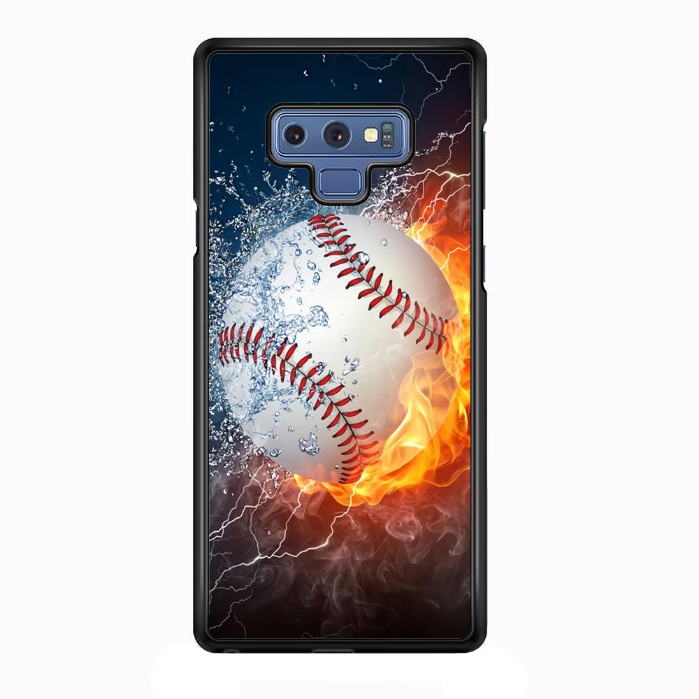Baseball Ball Cool Art Samsung Galaxy Note 9 Case-Plastic / Full Wrap (3D Case)-Xtracase