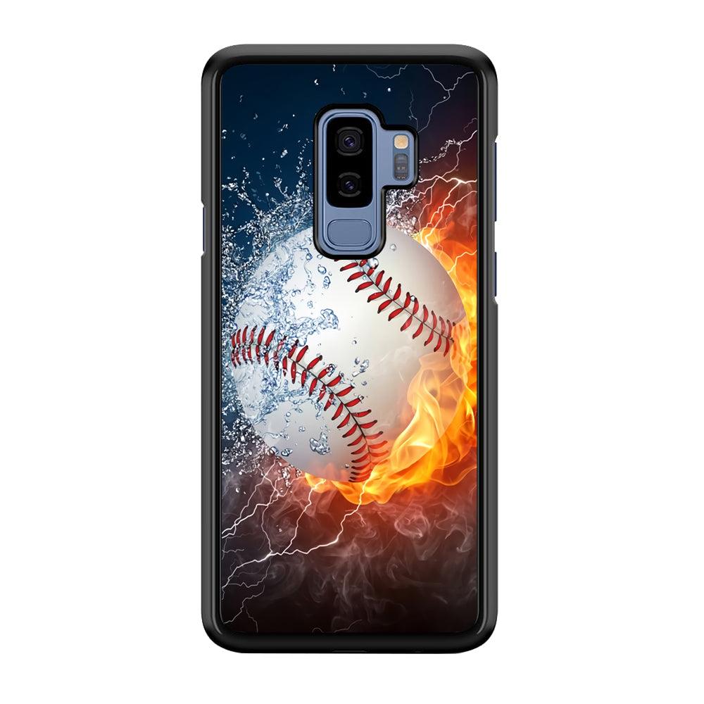 Baseball Ball Cool Art Samsung Galaxy S9 Plus Case-Plastic / Full Wrap (3D Case)-Xtracase