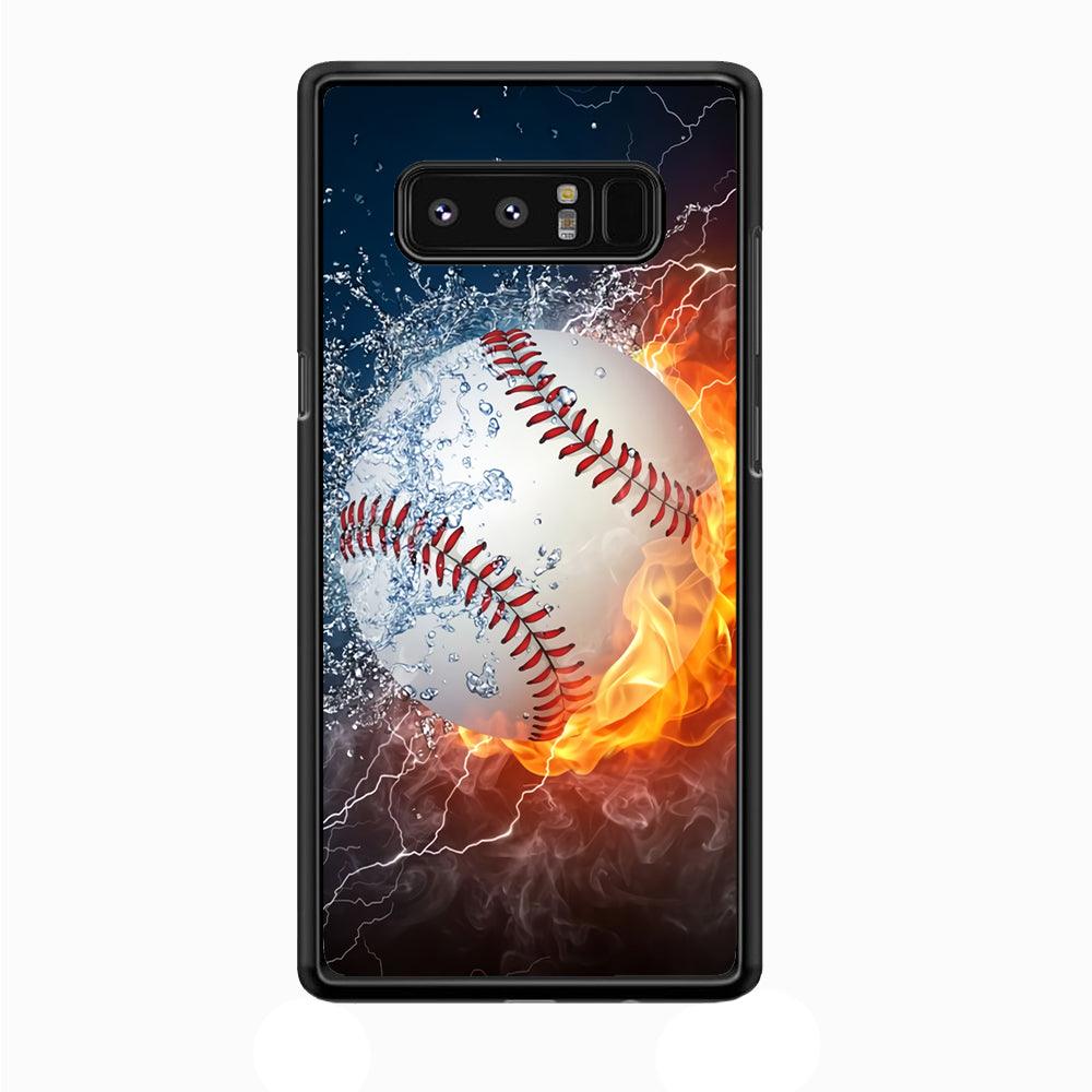 Baseball Ball Cool Art Samsung Galaxy Note 8 Case-Plastic / Full Wrap (3D Case)-Xtracase