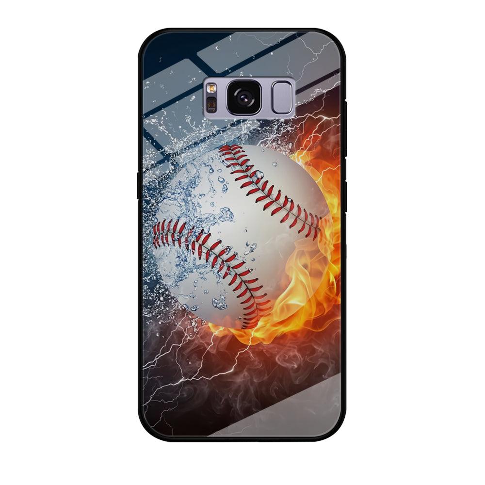 Baseball Ball Cool Art Samsung Galaxy S8 Case-Tempered Glass Case-Xtracase