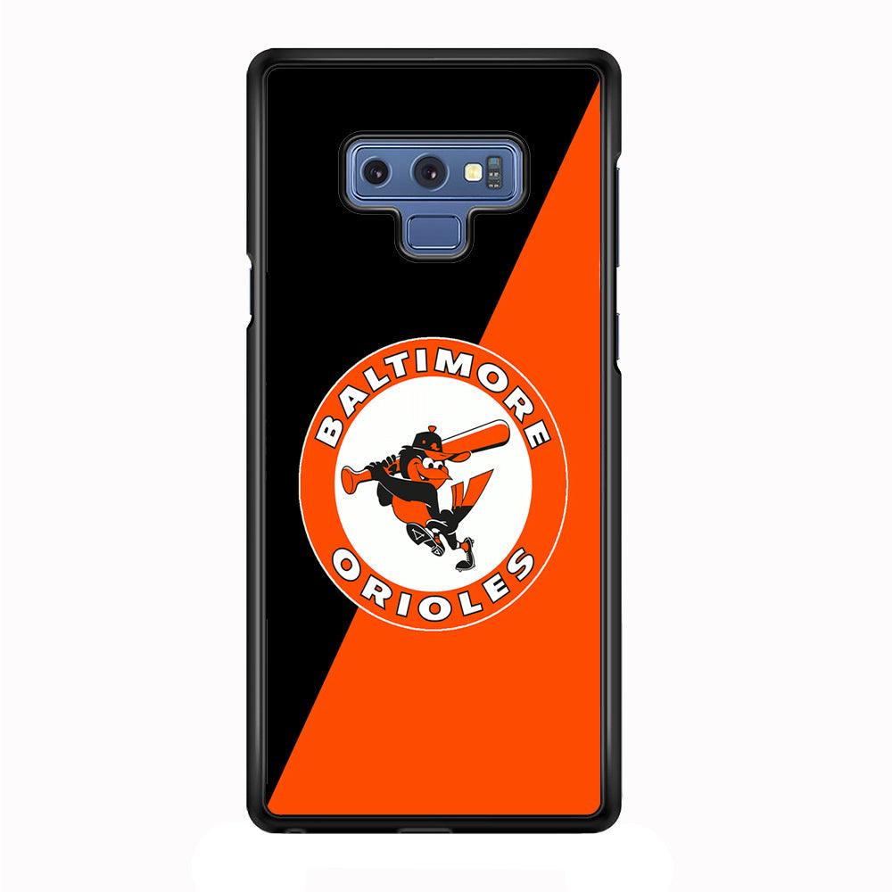 Baseball Baltimore Orioles MLB 001 Samsung Galaxy Note 9 Case-Plastic / Full Wrap (3D Case)-Xtracase