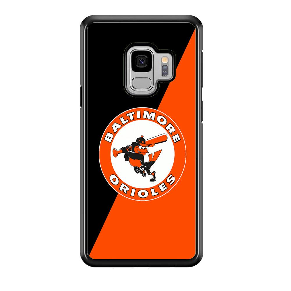 Baseball Baltimore Orioles MLB 001 Samsung Galaxy S9 Case-Plastic / Full Wrap (3D Case)-Xtracase