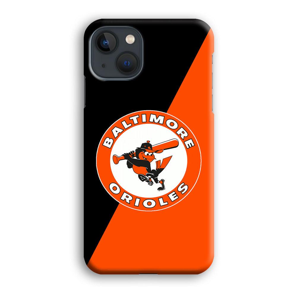 Baseball Baltimore Orioles MLB 001 iPhone 13 Case-Plastic / Full Wrap (3D Case)-Xtracase
