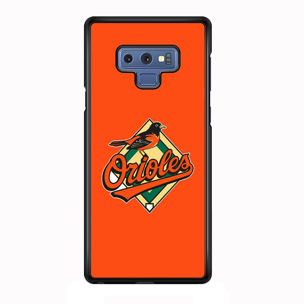 Baseball Baltimore Orioles MLB 002 Samsung Galaxy Note 9 Case-Plastic / Full Wrap (3D Case)-Xtracase