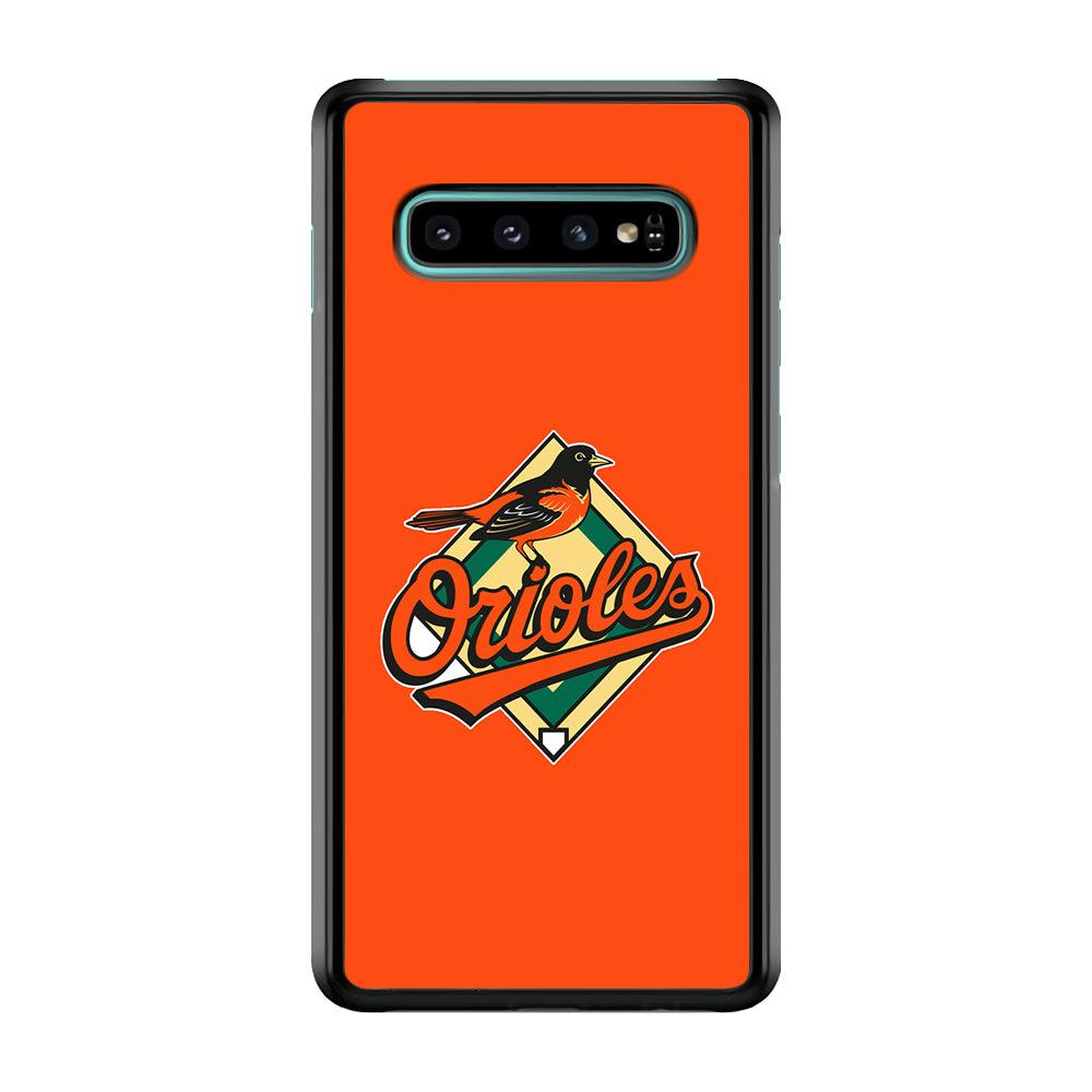 Baseball Baltimore Orioles MLB 002 Samsung Galaxy S10 Case-Plastic / Full Wrap (3D Case)-Xtracase