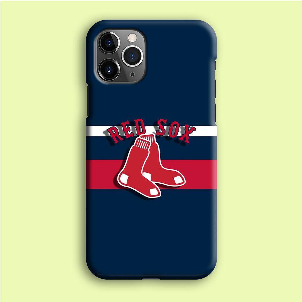 Baseball Boston Red Sox MLB 001 iPhone 12 Pro Max Case-Plastic / Full Wrap (3D Case)-Xtracase