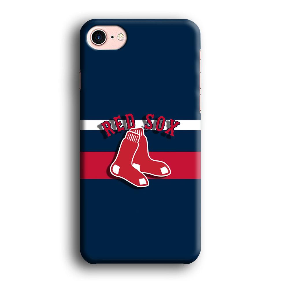 Baseball Boston Red Sox MLB 001 iPhone SE 2020 Case-Plastic / Full Wrap (3D Case)-Xtracase