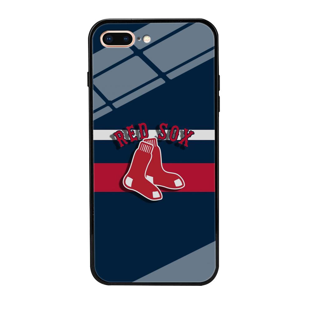 Baseball Boston Red Sox MLB 001 iPhone 7 Plus Case-Tempered Glass Case-Xtracase