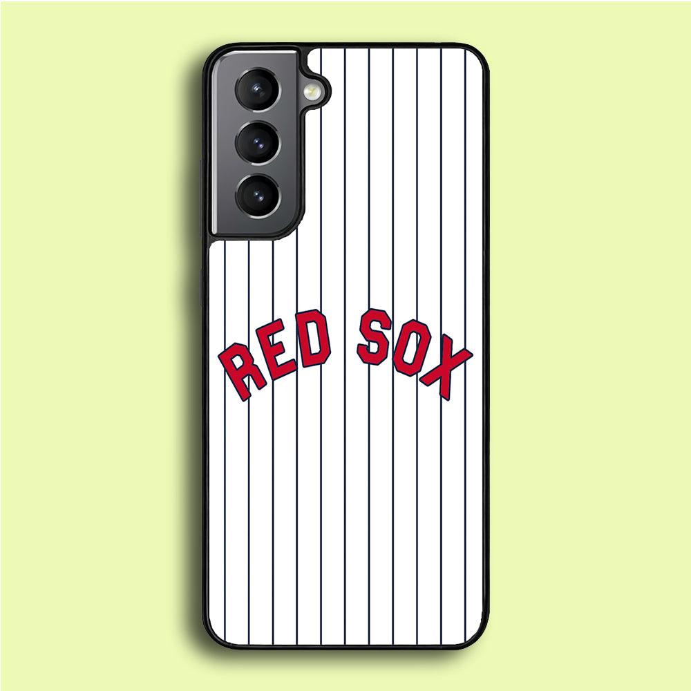 Baseball Boston Red Sox MLB 002 Samsung Galaxy A16 Case-Rubber / White (2D Case)-Xtracase