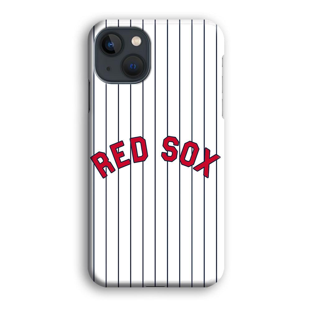 Baseball Boston Red Sox MLB 002 iPhone 13 Case-Plastic / Full Wrap (3D Case)-Xtracase