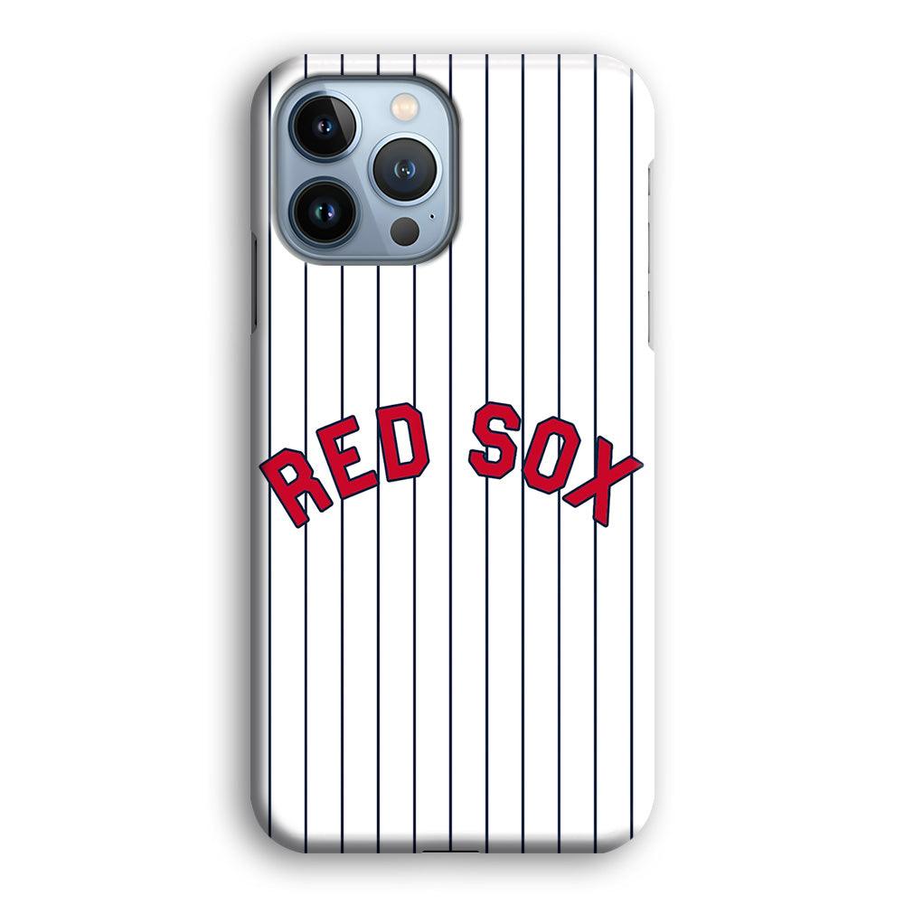 Baseball Boston Red Sox MLB 002 iPhone 13 Pro Max Case-Plastic / Full Wrap (3D Case)-Xtracase