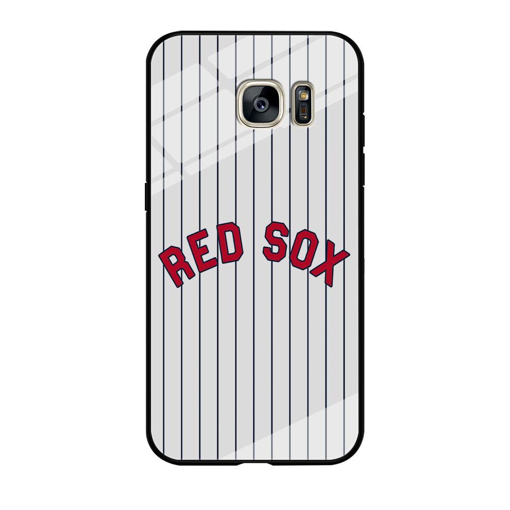 Baseball Boston Red Sox MLB 002 Samsung Galaxy S7 Edge Case-Tempered Glass Case-Xtracase