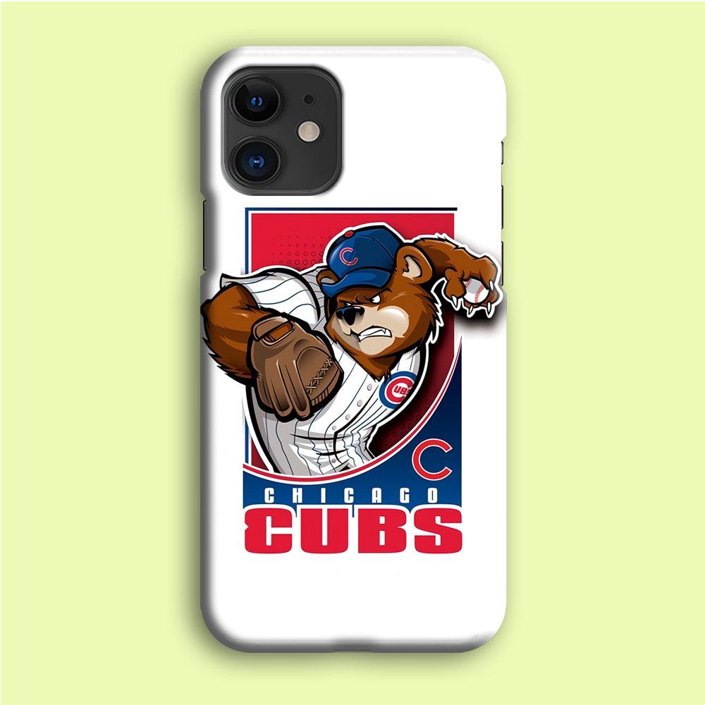 Baseball Chicago Cubs MLB 001 iPhone 12 Mini Case-Plastic / Full Wrap (3D Case)-Xtracase