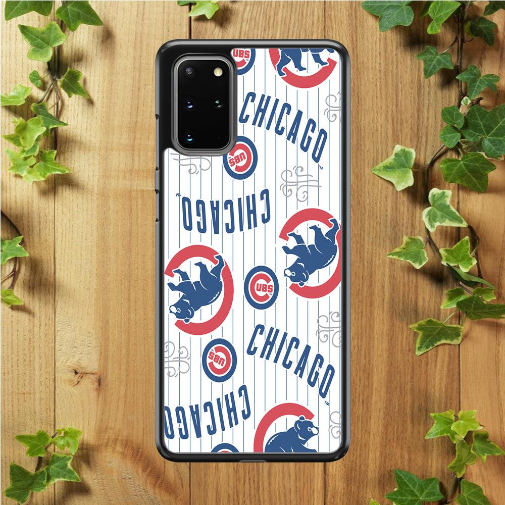 Baseball Chicago Cubs MLB 002 Samsung Galaxy S20 Plus Case-Plastic / Full Wrap (3D Case)-Xtracase