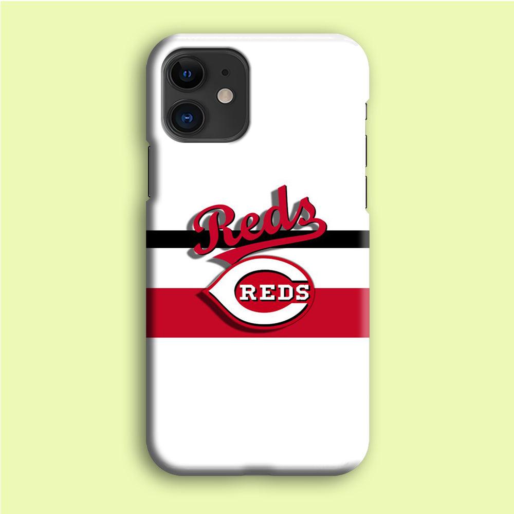 Baseball Cincinnati Reds MLB 001 iPhone 12 Mini Case-Plastic / Full Wrap (3D Case)-Xtracase