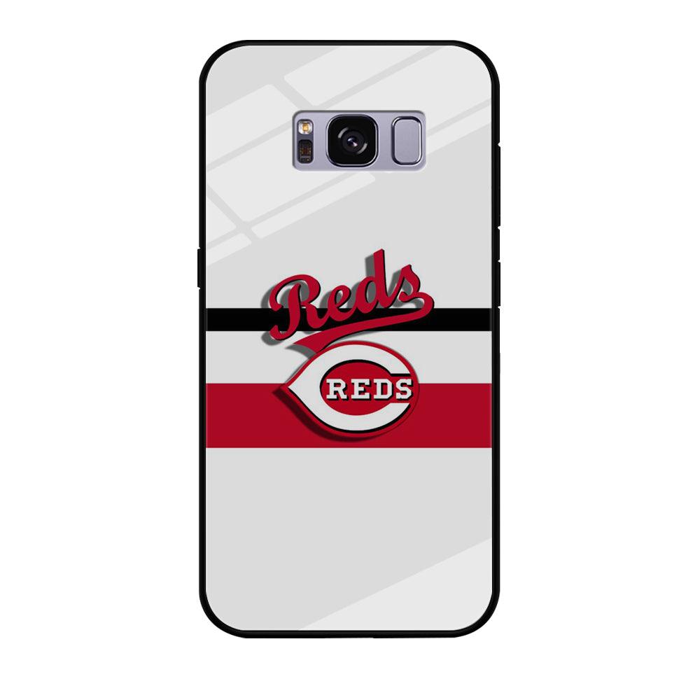 Baseball Cincinnati Reds MLB 001 Samsung Galaxy S8 Case-Tempered Glass Case-Xtracase