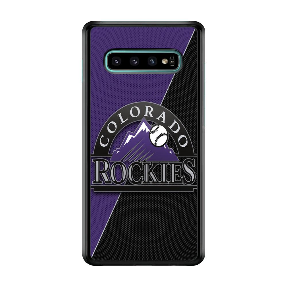 Baseball Colorado Rockies MLB 001 Samsung Galaxy S10 Case-Plastic / Full Wrap (3D Case)-Xtracase