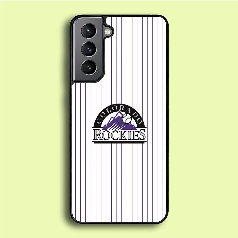 Baseball Colorado Rockies MLB 002 Samsung Galaxy A16 Case-Rubber / Black (2D Case)-Xtracase