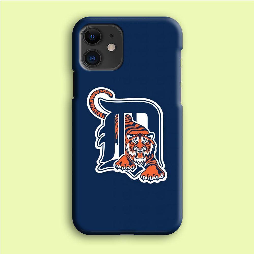 Baseball Detroit Tigers MLB 001 iPhone 12 Case-Plastic / Full Wrap (3D Case)-Xtracase
