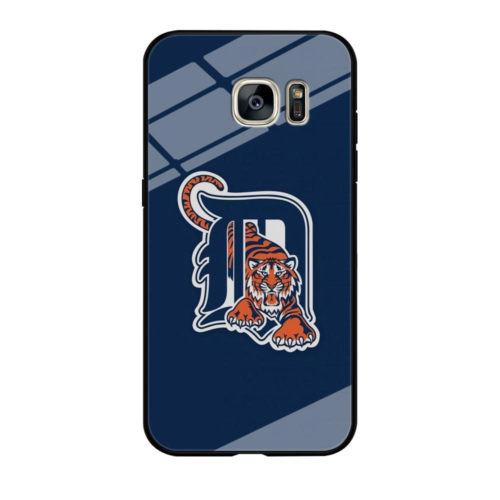 Baseball Detroit Tigers MLB 001 Samsung Galaxy S7 Edge Case-Tempered Glass Case-Xtracase