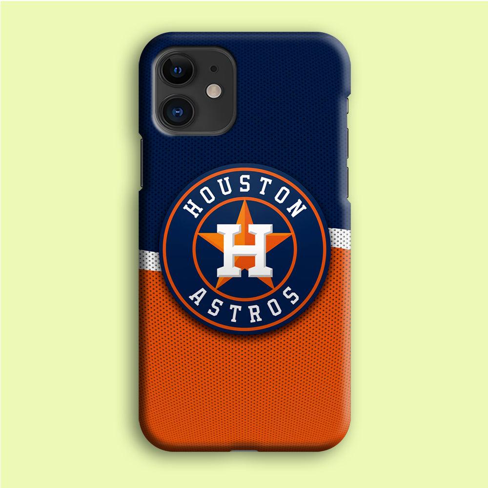 Baseball Houston Astros MLB 001 iPhone 12 Mini Case-Plastic / Full Wrap (3D Case)-Xtracase