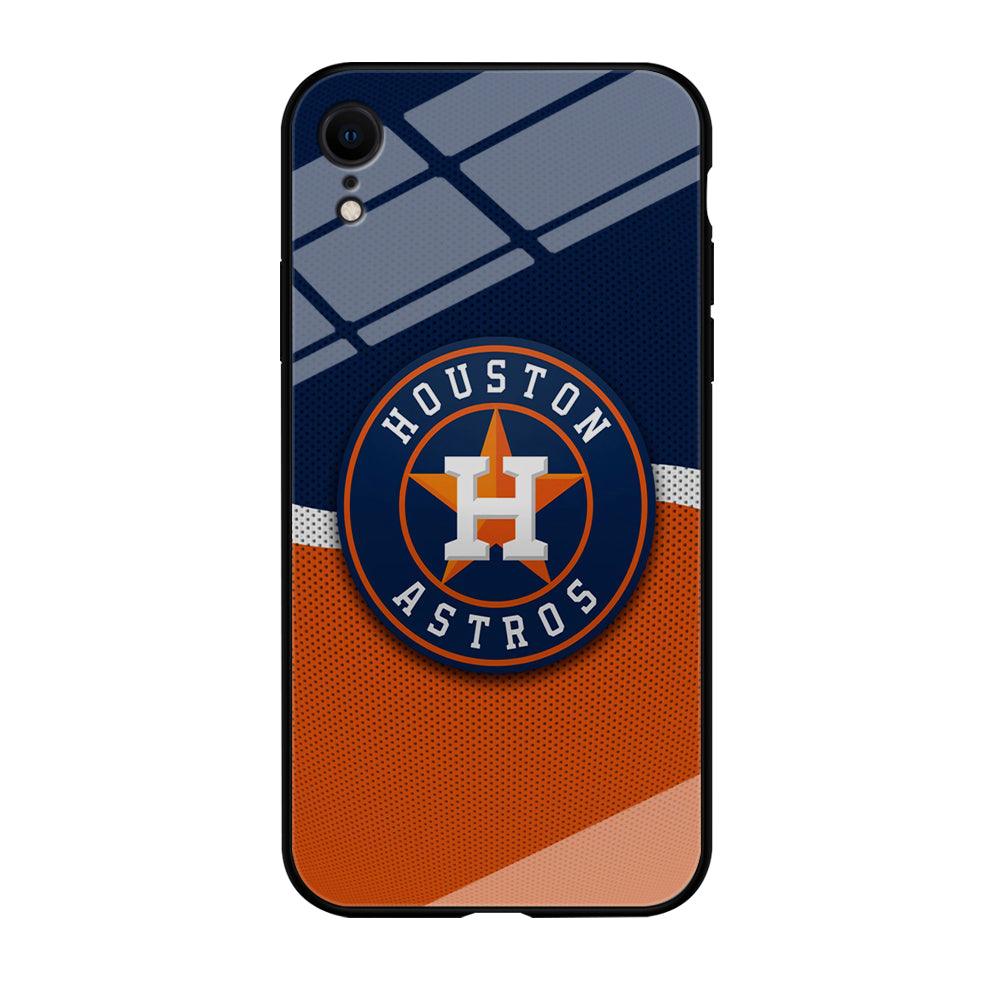 Baseball Houston Astros MLB 001 iPhone XR Case-Tempered Glass Case-Xtracase