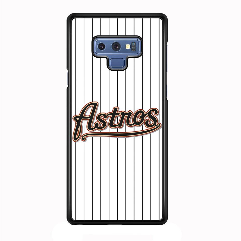 Baseball Houston Astros MLB 002 Samsung Galaxy Note 9 Case-Plastic / Full Wrap (3D Case)-Xtracase