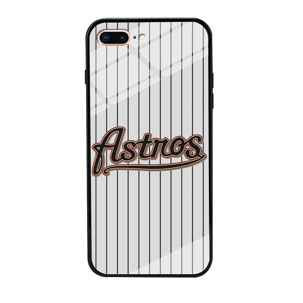 Baseball Houston Astros MLB 002 iPhone 7 Plus Case-Tempered Glass Case-Xtracase