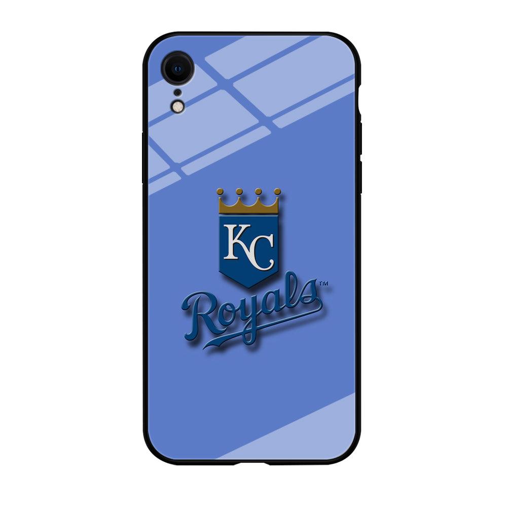 Baseball Kansas City Royals MLB 002 iPhone XR Case-Tempered Glass Case-Xtracase